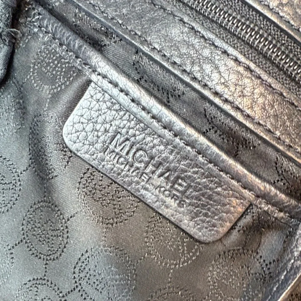 Michael Kors Purse Leather Handbag Camden Large Pebbled Hobo Pocketbook Bag